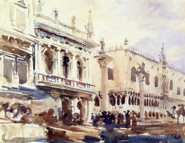 John Singer Sargent Painting - La Piazzetta y el Palacio Ducal John Singer Sargent